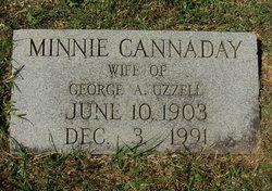 Minnie Viola <I>Cannaday</I> Uzzell 