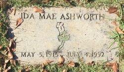 Ida Mae <I>Boswell</I> Ashworth 