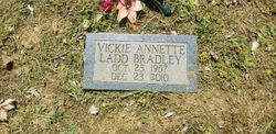 Vickie Annette <I>Ladd</I> Bradley 