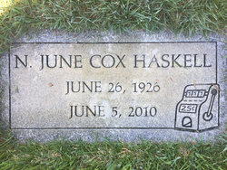 Norma June <I>Cliff</I> Cox Haskell 