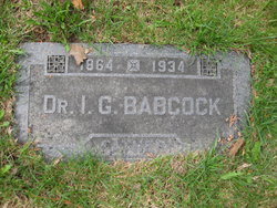 Dr Isaac George Babcock 