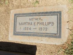 Martha Eliza <I>Yates</I> Phillips 