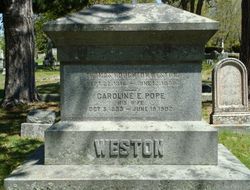 Caroline E. <I>Pope</I> Weston 