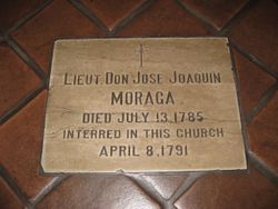 Lieut Don Jose Joaquin Moraga 