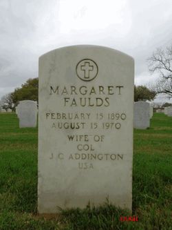 Margaret <I>Faulds</I> Addington 