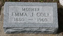 Emma J <I>McCoy</I> Cole 