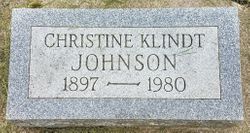 Christine Catherine <I>Momsen</I> Klindt 
