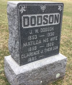 Matilda <I>Mears</I> Dodson 