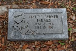 Hattie B <I>Parker</I> Holmes 