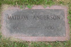Matilda Anderson 