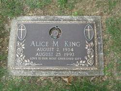 Alice May “Alice White Head” <I>Wood</I> King 