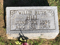 Willie Ruth <I>Timmons</I> Hill 