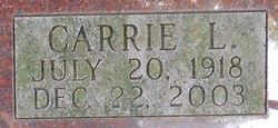 Carrie Louise <I>Goovers</I> Adams 