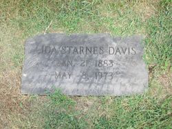 Lida Lee <I>Starnes</I> Davis 