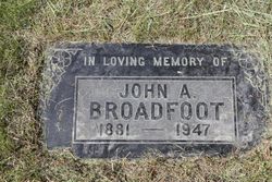 John Albert “Jack” Broadfoot 