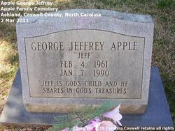 George Jeffrey “Jeff” Apple 