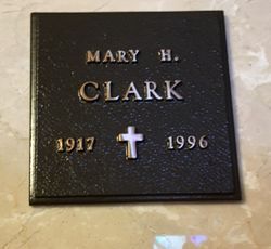 Mary H <I>Harmer</I> Clark 