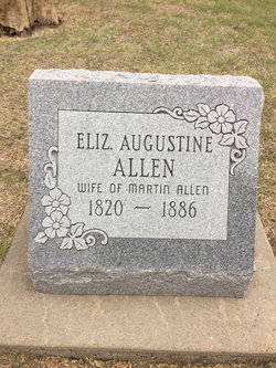 Elizabeth “Eliza” <I>Augustine</I> Allen 