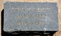 Opha M. Banks 