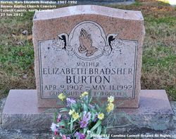 Elizabeth <I>Bradsher</I> Burton 