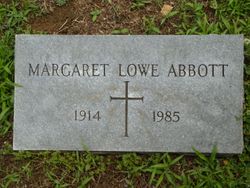 Margaret “Peg” <I>Lowe</I> Abbott 