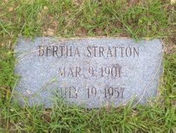 Mary Bertha <I>Clemons</I> Stratton 