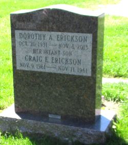 Dorothy A. “Dotty” <I>Hackett</I> Erickson 