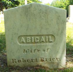 Abigail <I>Pierce</I> Brier 