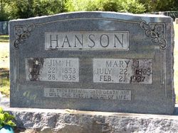 Mary Jane <I>Leonard</I> Hanson 