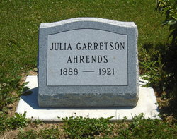 Julia Leora <I>Garretson</I> Ahrends 