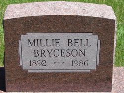 Millie Rebecca <I>Hagerman</I> Bryceson 