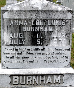 Anna Lou “Lunie” Burnham 