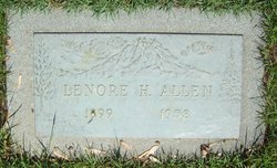 Lenore Helen <I>Davis</I> Allen 