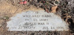 Willard “R T” Babb 