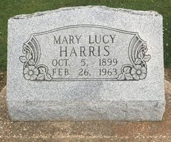 Mary Lucy <I>Holman</I> Harris 