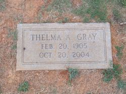 Thelma <I>Adams</I> Gray 