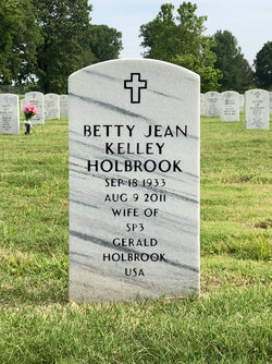 Betty Jean <I>Kelley</I> Holbrook 