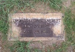 Thomas Luther “Tommie” Barrett 