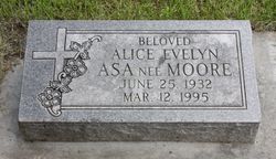 Alice Evelyn <I>Moore</I> Asa 