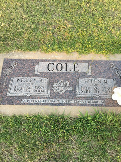 Wesley A “Bud” Cole 