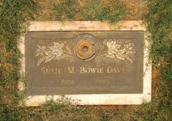 Susie M. <I>Bowie</I> Davis 