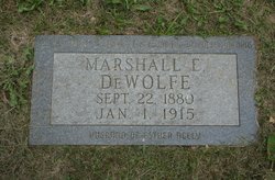 Marshall Eugene DeWolfe 