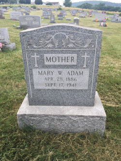 Mary W. <I>Sell</I> Adam 