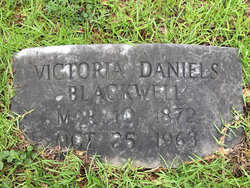 Victoria <I>Daniels</I> Blackwell 
