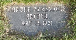 Martha Lehman <I>Barksdale</I> Archer 