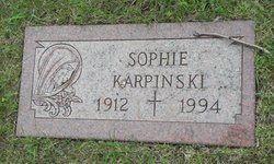 Sophie <I>Waldoch</I> Karpinski 