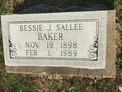 Bessie Jane <I>Kraus</I> Baker 