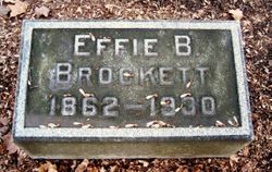 Effie E. <I>Benedict</I> Brockett 
