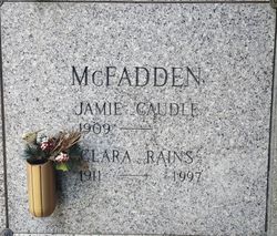 Clara Louise <I>Rains</I> McFadden 