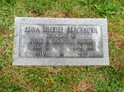 Edna <I>Sheriff</I> Blackburn 